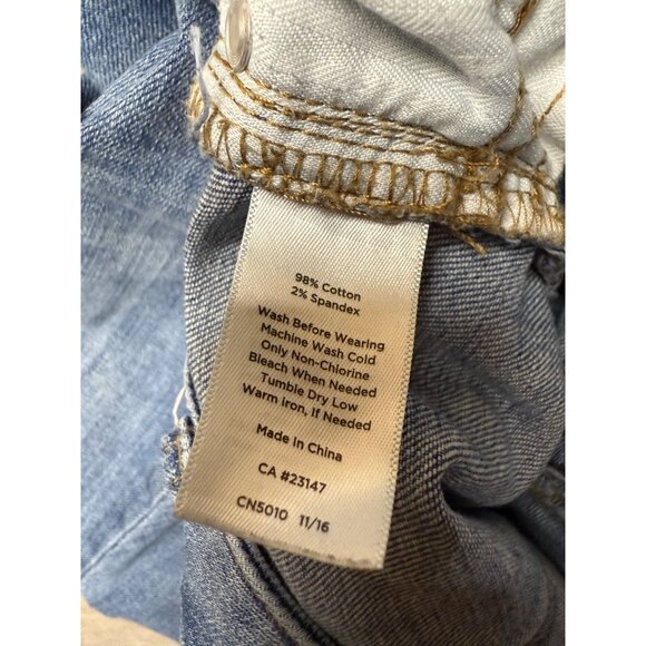 Talbots Flawless 5 Pocket Medium Wash High Rise Boyfriend Denim Jean Shorts 22 - Picture 5 of 8